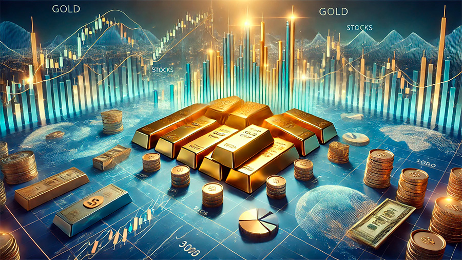 Role of gold in a diversifie